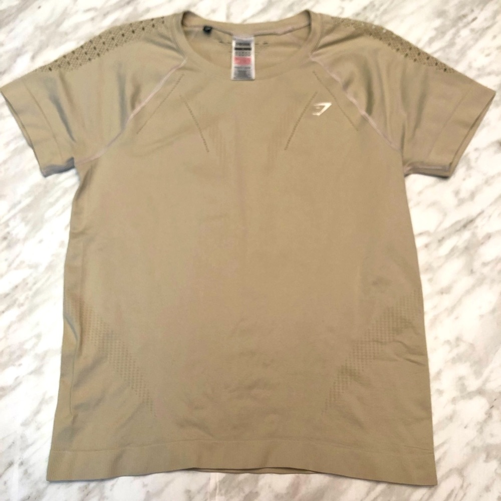 Gymshark Energy Seamless T-Shirt in Nude